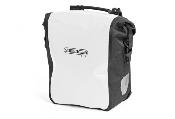 Ortlieb Sport Roller City 25L Paar Fahrradtaschen Weiß Schwarz – Bild 2
