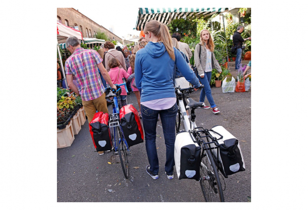 Ortlieb Sport Roller City 25L Paar Fahrradtaschen Weiß Schwarz – Bild 4