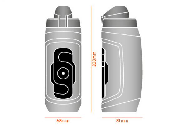 Fidlock Twist Simple 590ml + Schwarzer Flaschenanschluss – Bild 3