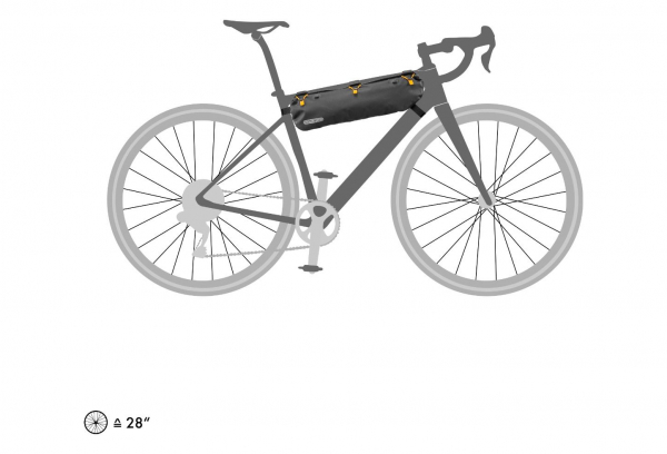 Ortlieb Frame-Pack RC Oberrohr 4L Rahmentasche Schwarz Matt – Bild 6