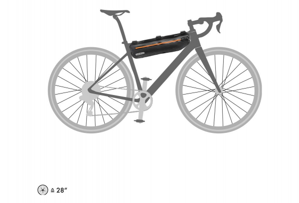 Ortlieb Frame Pack Oberrohr 4L Rahmentasche Schwarz Matt – Bild 7