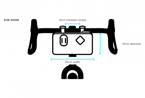 Restrap Kanistertasche 1.5L Lenkertasche Schwarz – Bild 7