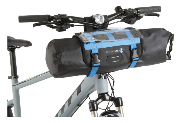 M-Wave M Wave Rough Ride Front 10L Lenkertasche Schwarz / Blau – Bild 3