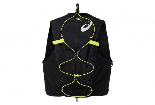 Asics FujiTrail Rucksack Trail Jacke Schwarz Unisex – Bild 2