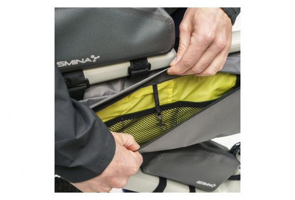 Geosmina Bikepacking Large 5.5L Rahmentasche Grau – Bild 6