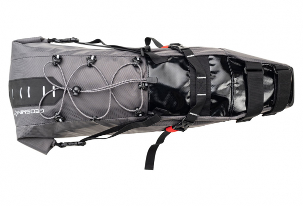 Geosmina Bikepacking Large 15L Sitztasche Grau – Bild 2