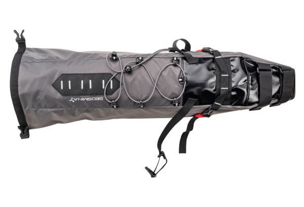Geosmina Bikepacking Large 15L Sitztasche Grau – Bild 3