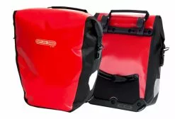 Ortlieb Sport-Roller City Paar Fahrradtasche 25 L Rot Schwarz