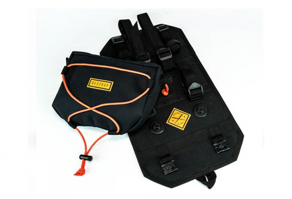 Restrap Holster Lenkertasche 14L Schwarz – Bild 6