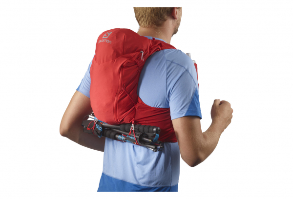 Salomon ADV Skin 12 Set Trinkrucksack Rot Unisex – Bild 5