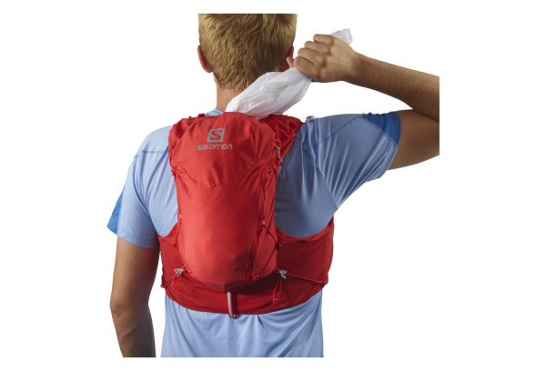 Salomon ADV Skin 12 Set Trinkrucksack Rot Unisex – Bild 4